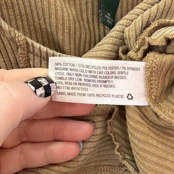 Wild Fable Brown Crop Tank – Size XS (Y2K) - Picture 3 of 5